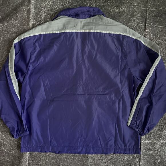 Women's Vintage 80s Nike Purple Sliver 1/4 Zip Up Anorak Windbreaker Jacket Sz M - Picture 3 of 3